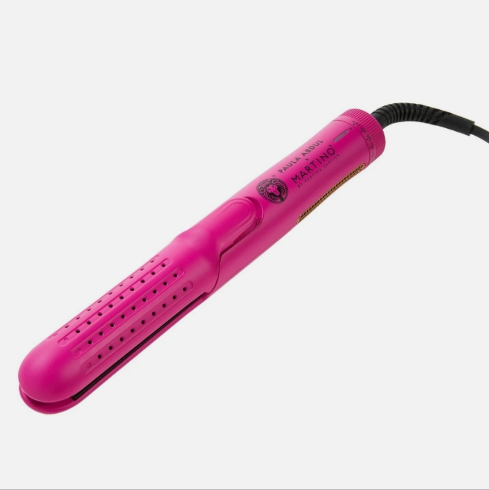 Pink Paula Abdul X Martino Cartier Flat Iron Straightner